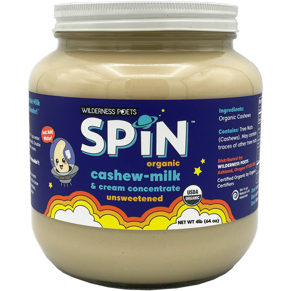 SPiN: Cashew Cream & Milk Concentrate - Organic, Unsweetened