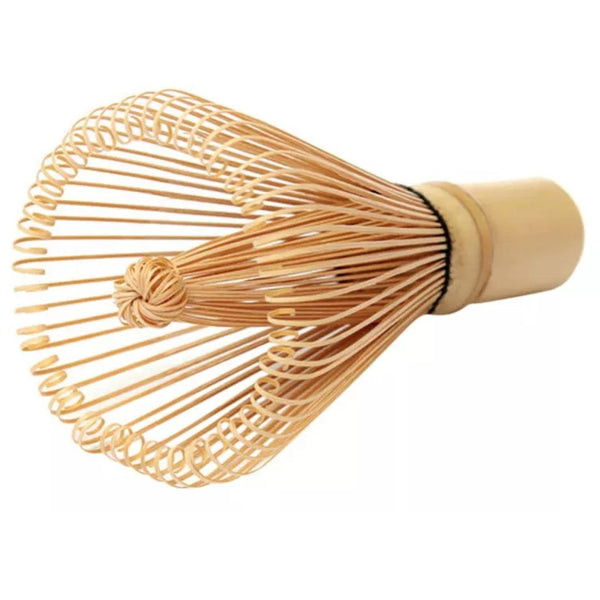 Matcha Tea Ceremony Set – Includes 100-Tine Bamboo Whisk (Chasen) & Bamboo Scoop (Chashaku)