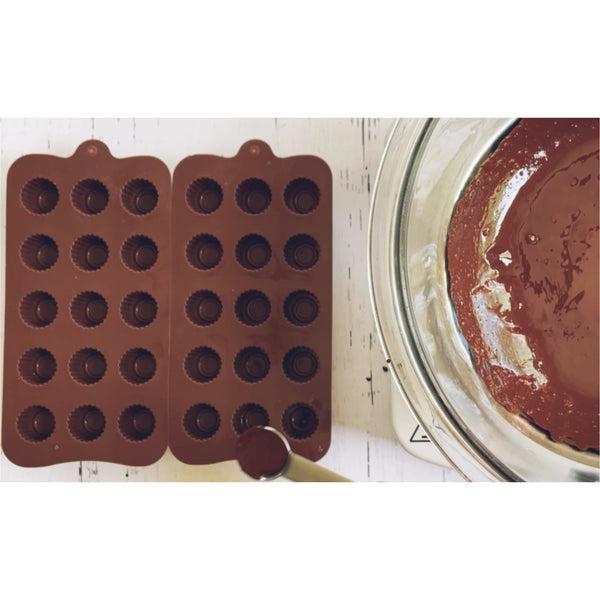Silicon Chocolate Mini Cup Molds (4 pack)